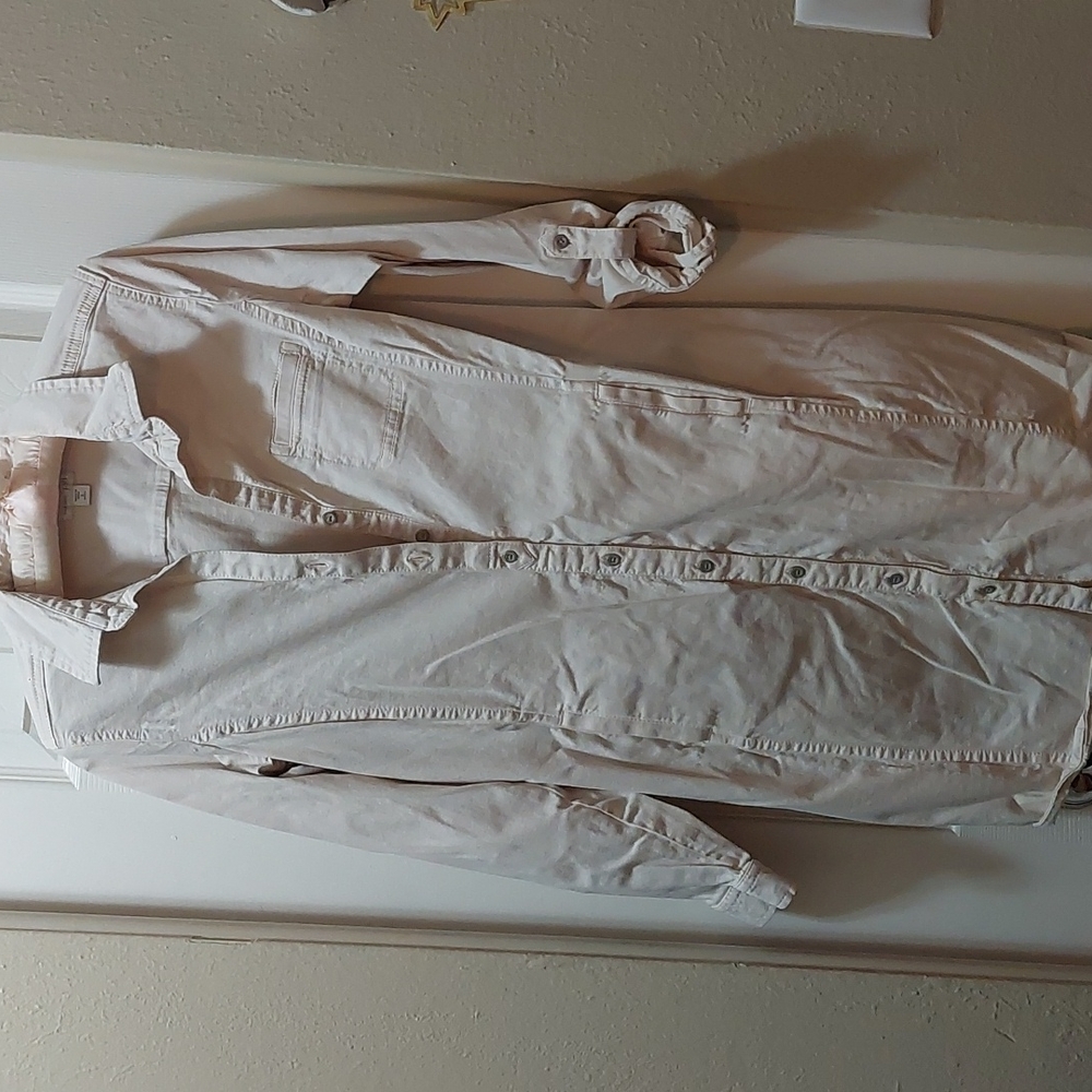 J.Jill stretch cotton shirt dress